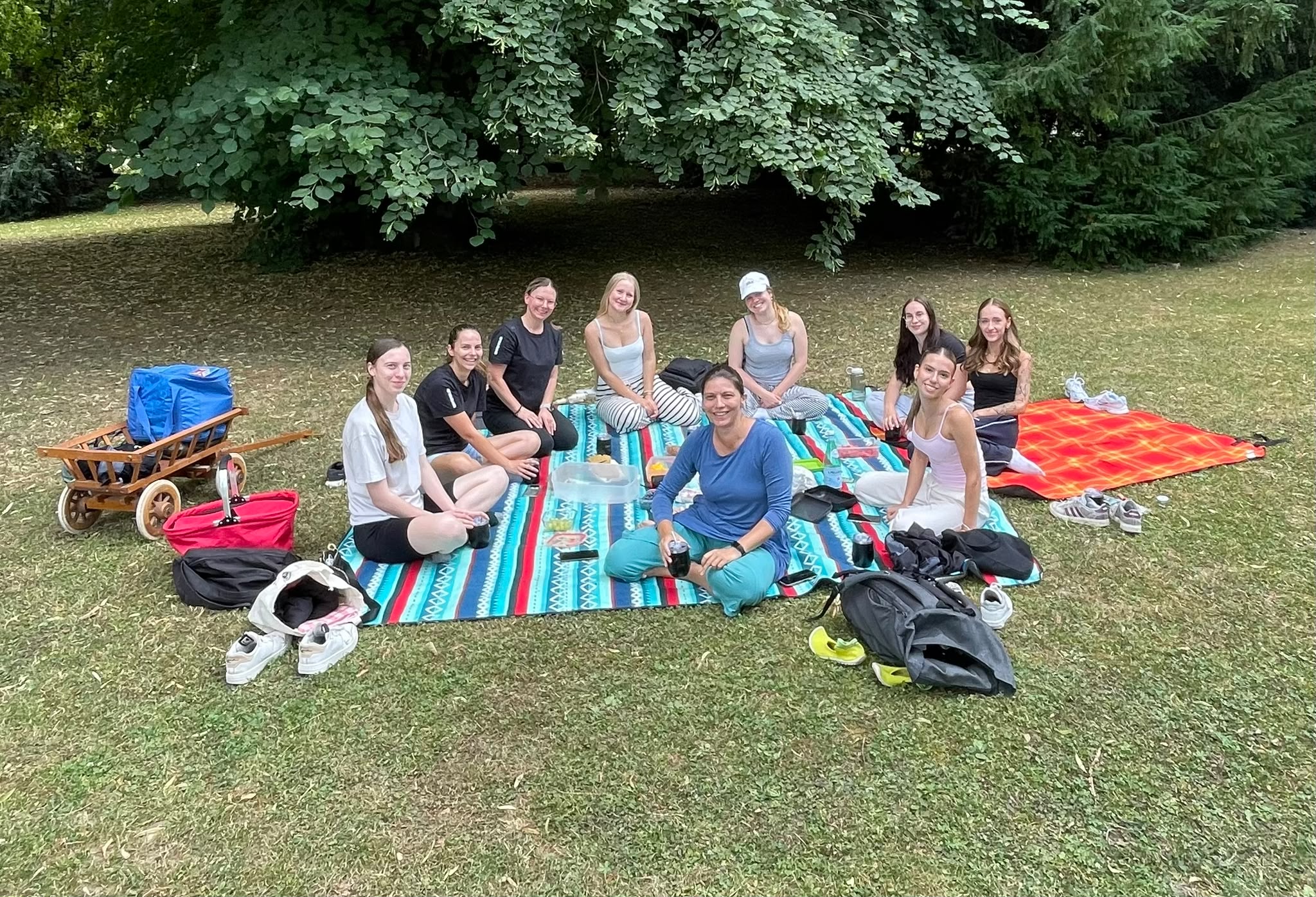 Blacklight Stars beim Trainingslager