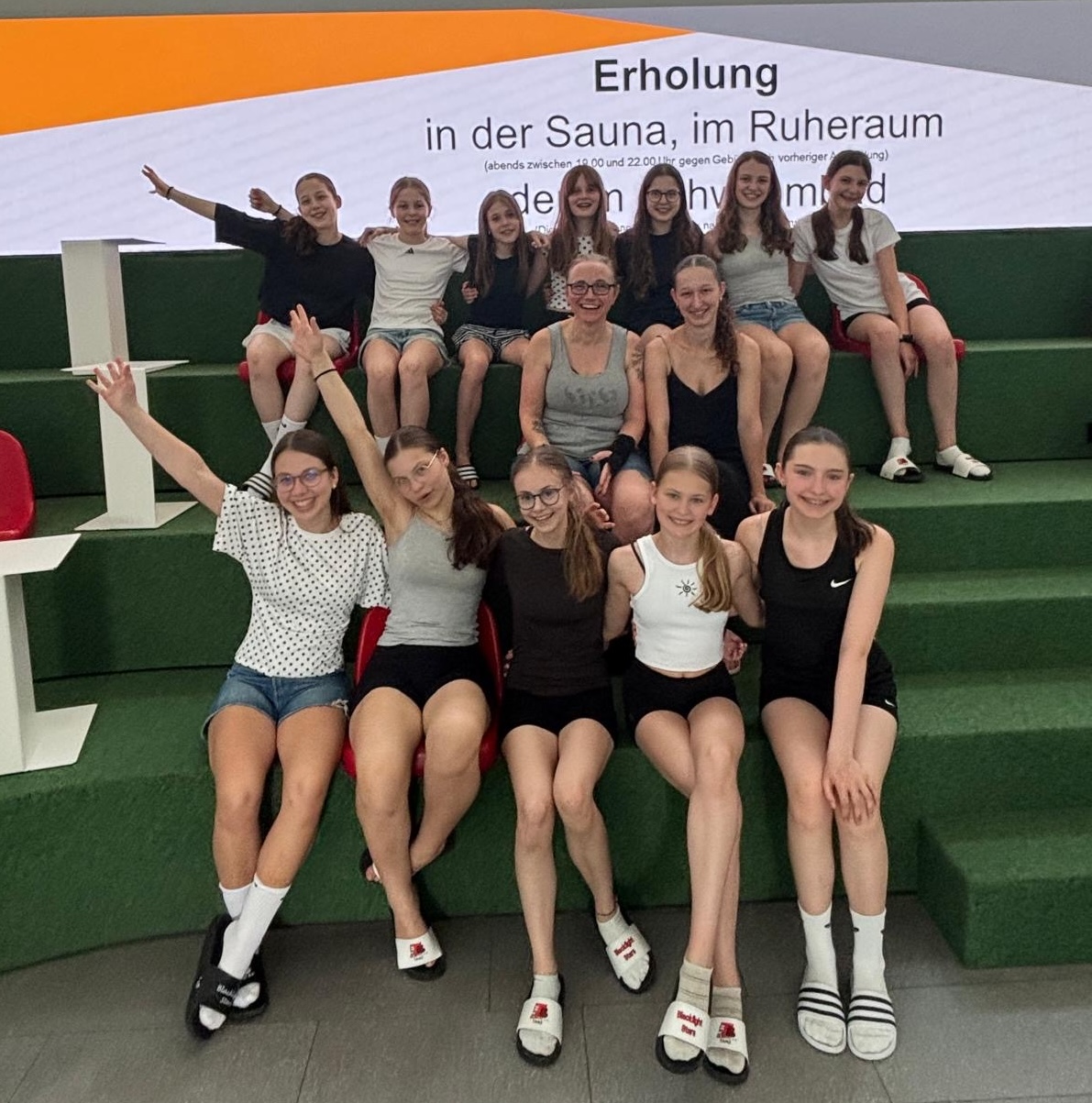 Blacklight Stars beim Trainingslager