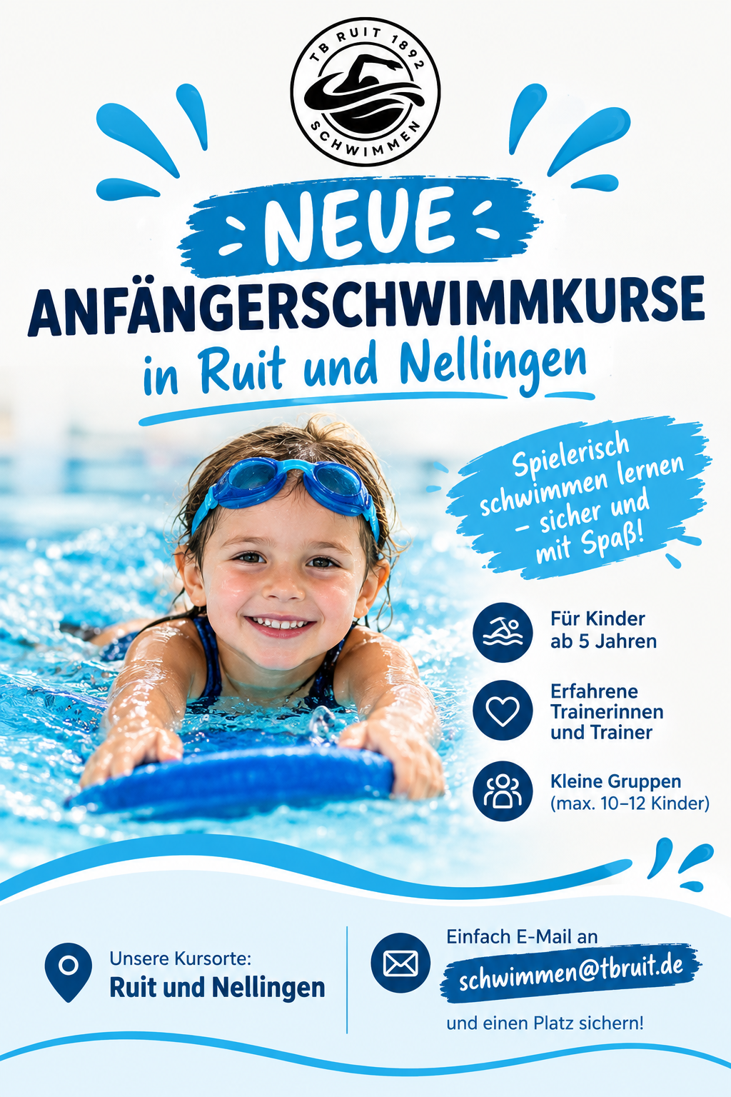 Anfängerschwimmkurse